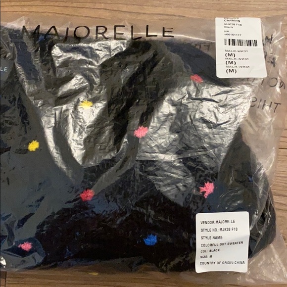 ✨NWT✨ Majorelle colorful dot sweater, size M - Picture 8 of 8